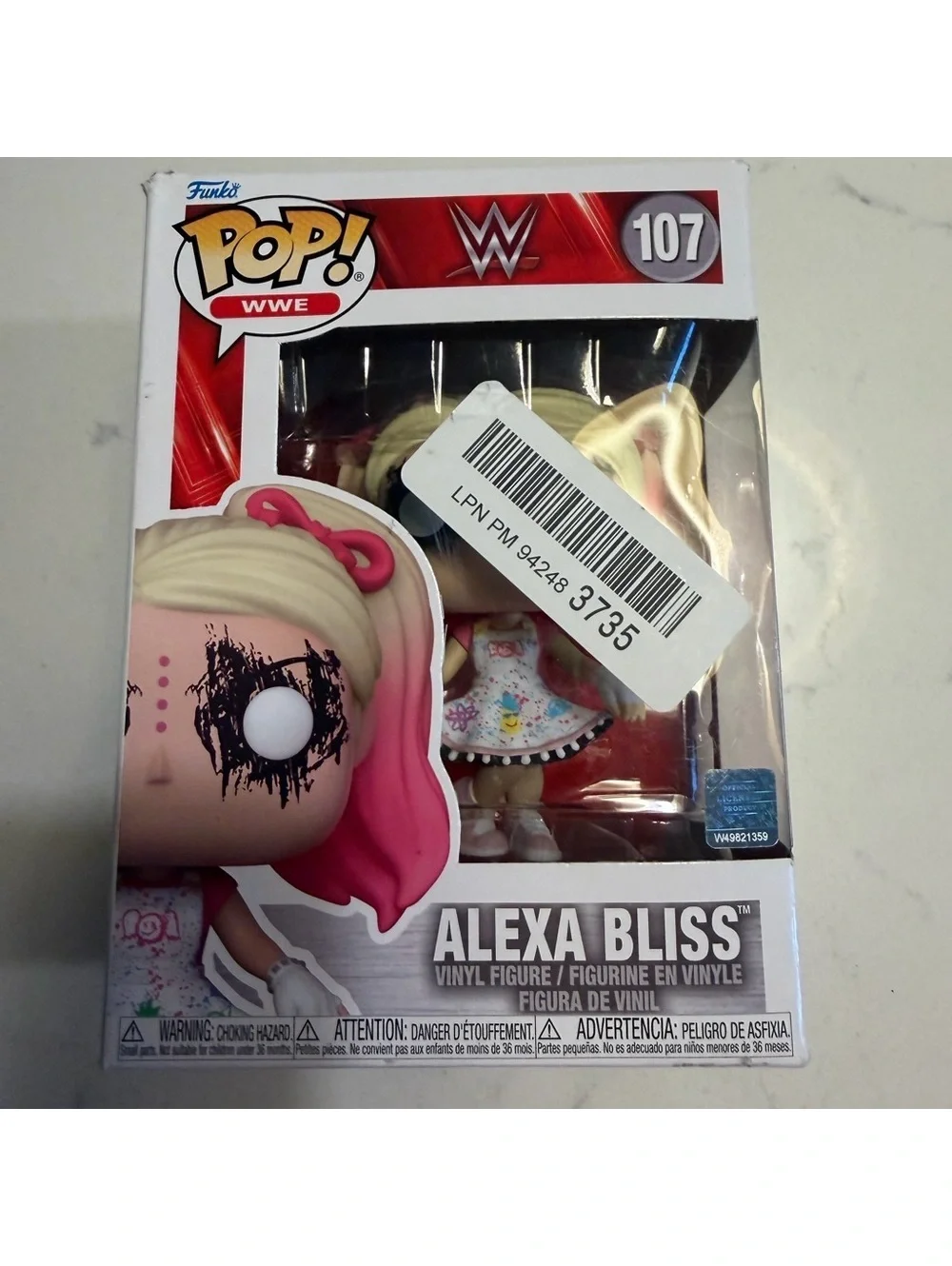 FUNKO POP WWE ALEXA BLISS VINYL FIGURE #107